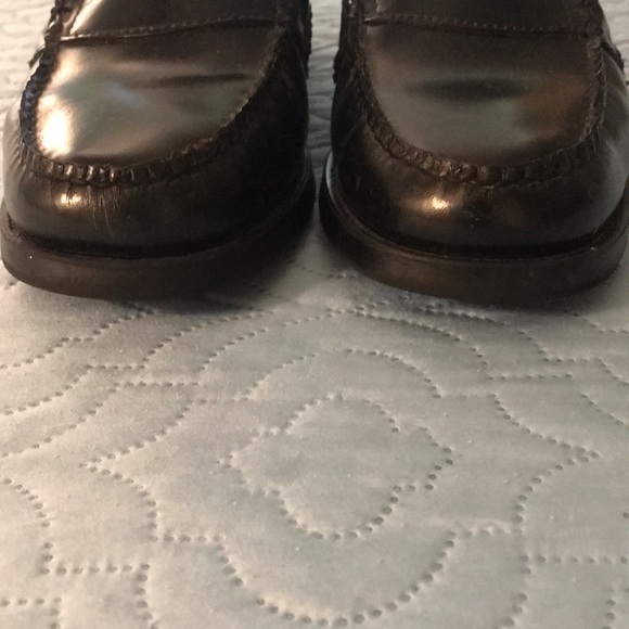 GH Bass Black Leather Loafers Weejuns Katherine - Picture 6 of 14